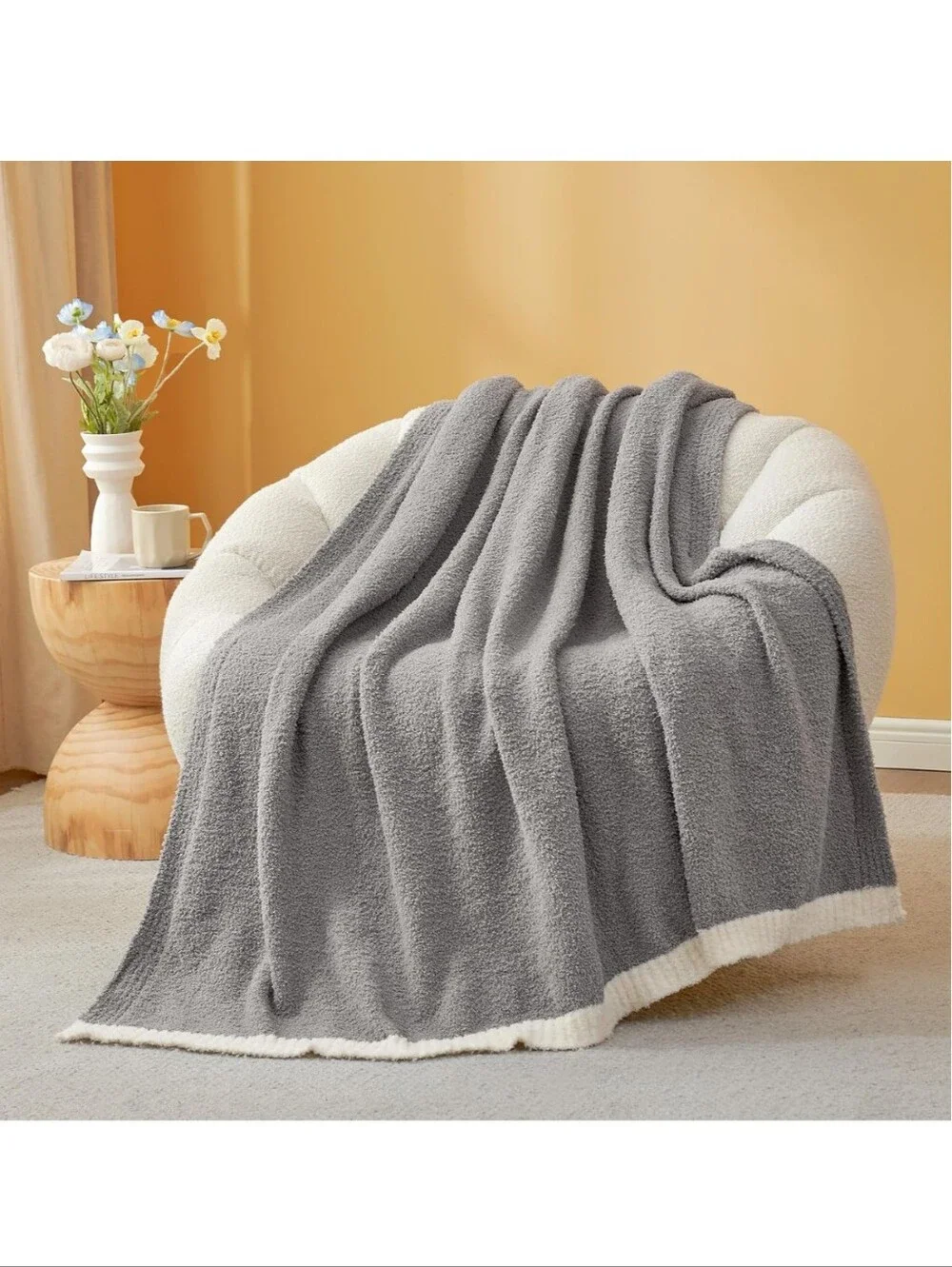 Barefoot Snuggle Throw Blanket 50x60